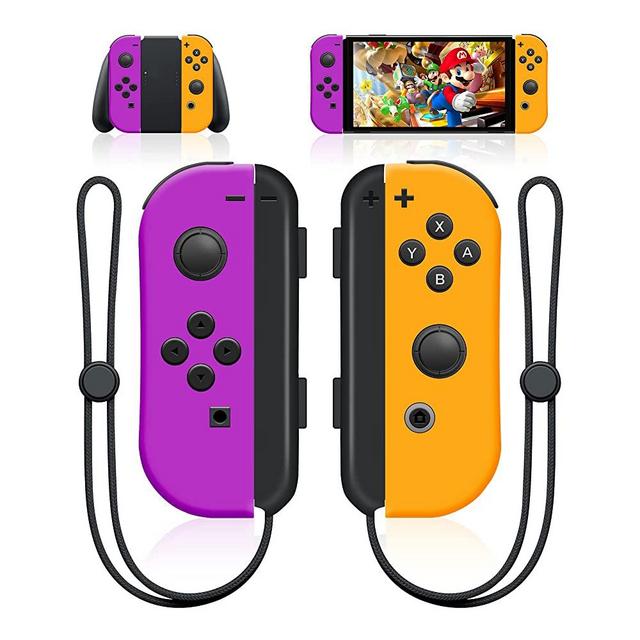 Joy Con Controller Compatible for Switch, Wireless Replacement for Switch Joycon, Left and Right Switch Controllers Joycon Support Dual Vibration/Wake-up Function/Motion Control.