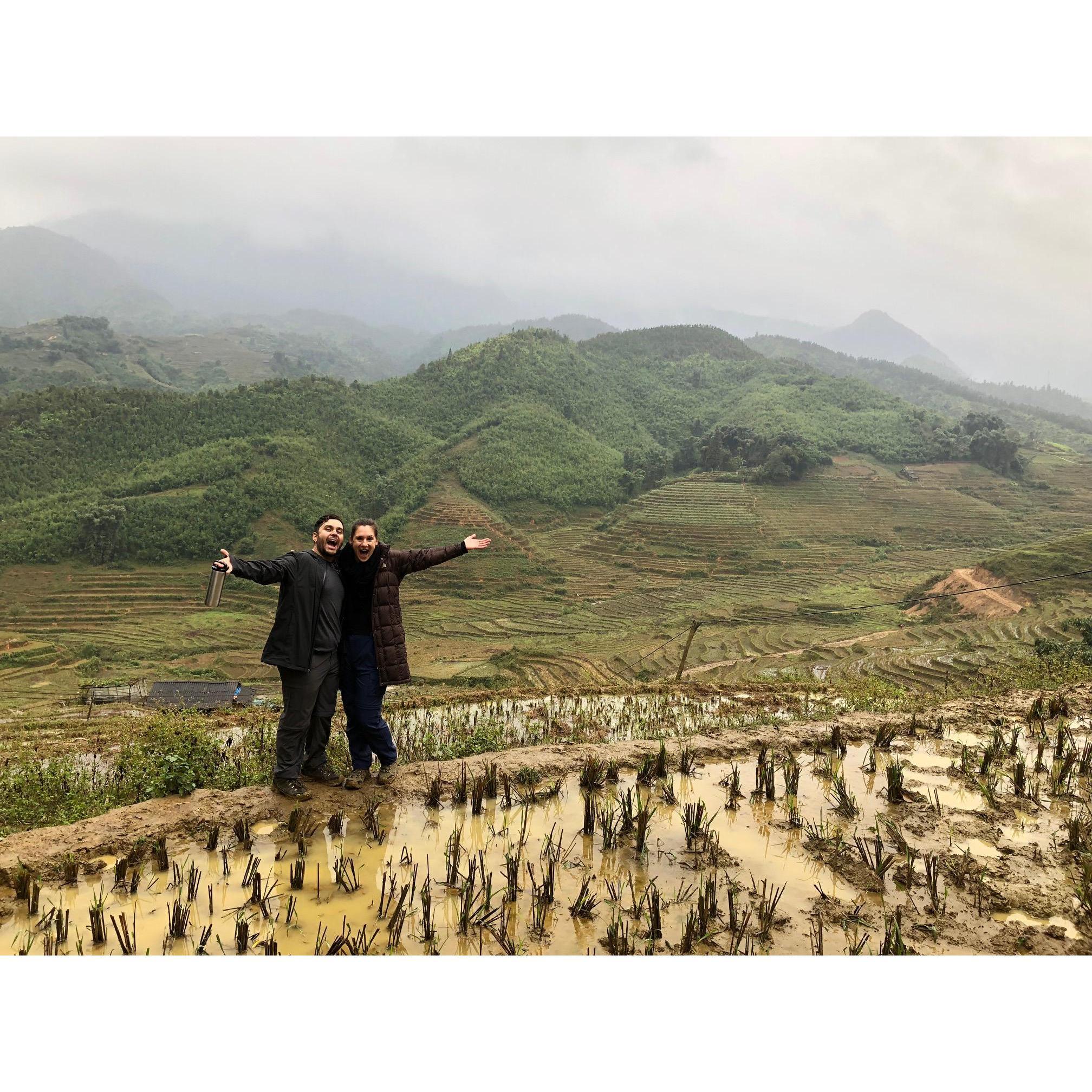 The remote and beautiful town Sappa in Vietnam.