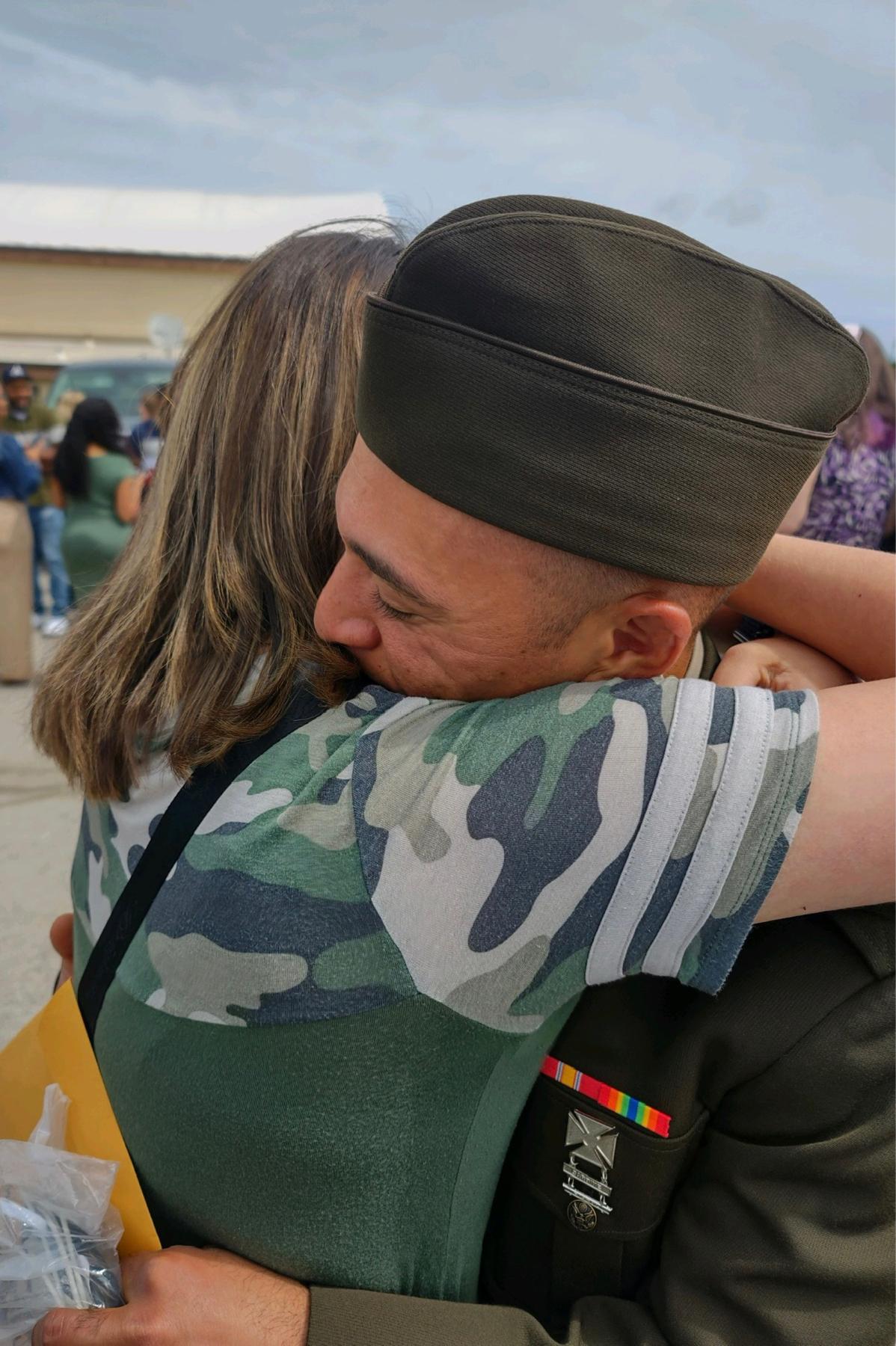 Big hug after Basic and AIT Graduation ❤️ June 2022