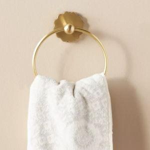 Wiggle Towel Ring - Brass