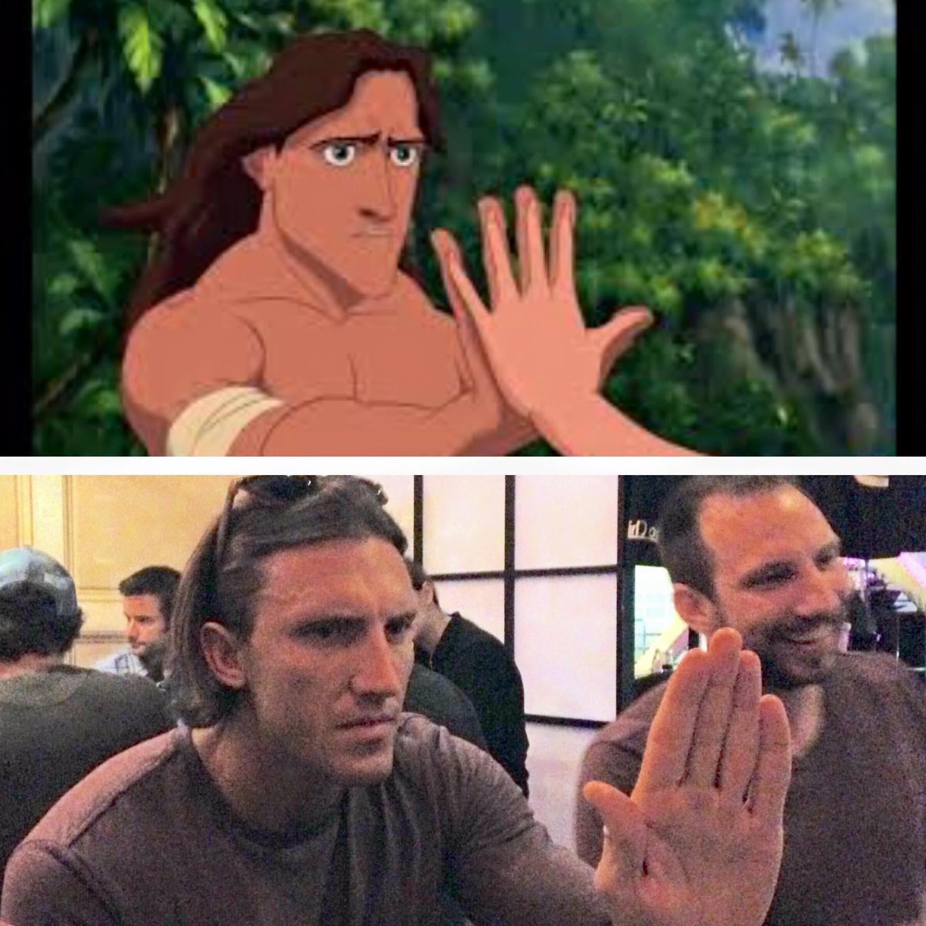 When we first met, Paul looked like Tarzan.