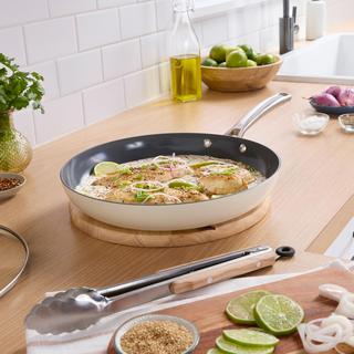 Ceramic Nonstick 12" Fry Pan with Lid