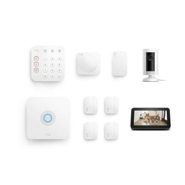 8-Piece Alarm Security Kit + Indoor Cam with Echo Show 5