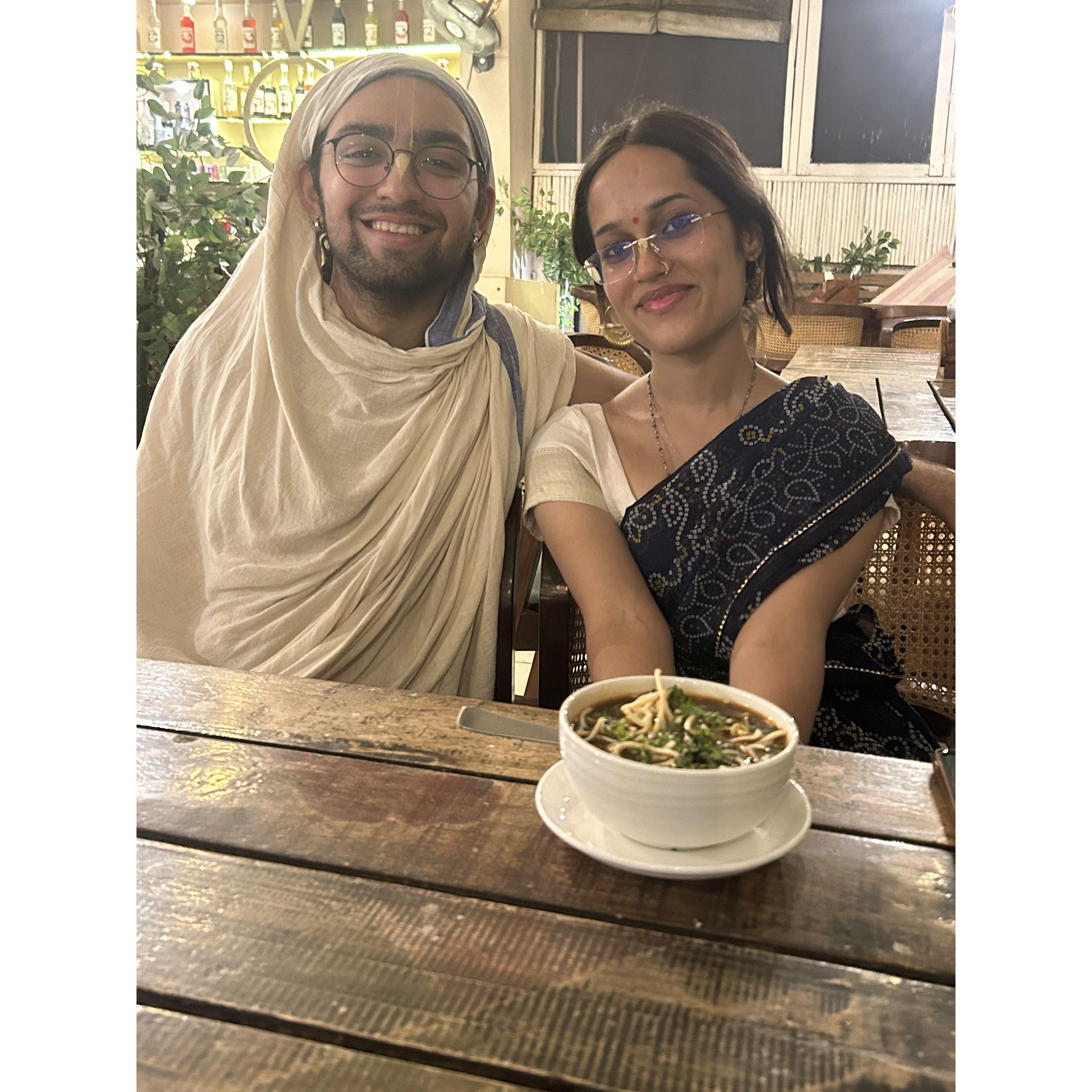 Our love for foood...eh hum, actually her love for food!