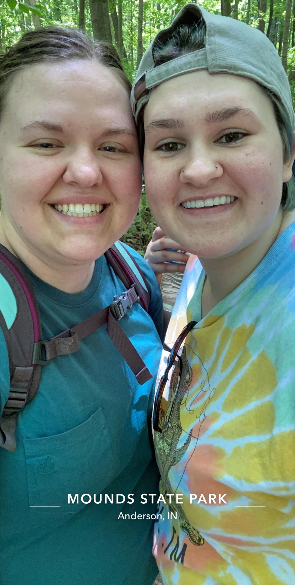 Our first picture together, June 6th 2020