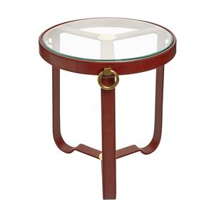 Round Cognac Table