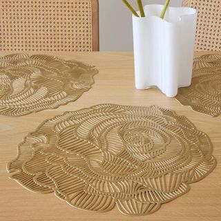 Pressed Rose Placemat, Set of 2