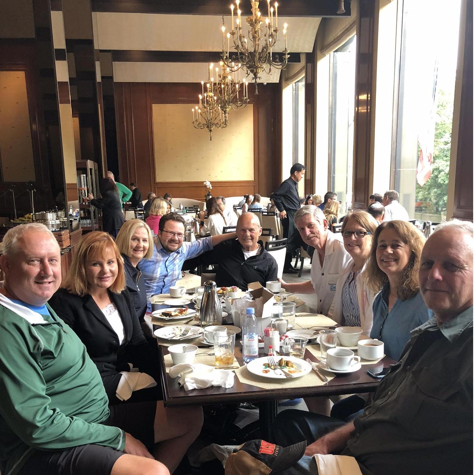 Breakfast on Saturday morning at Park Room in Park Lane Hotel