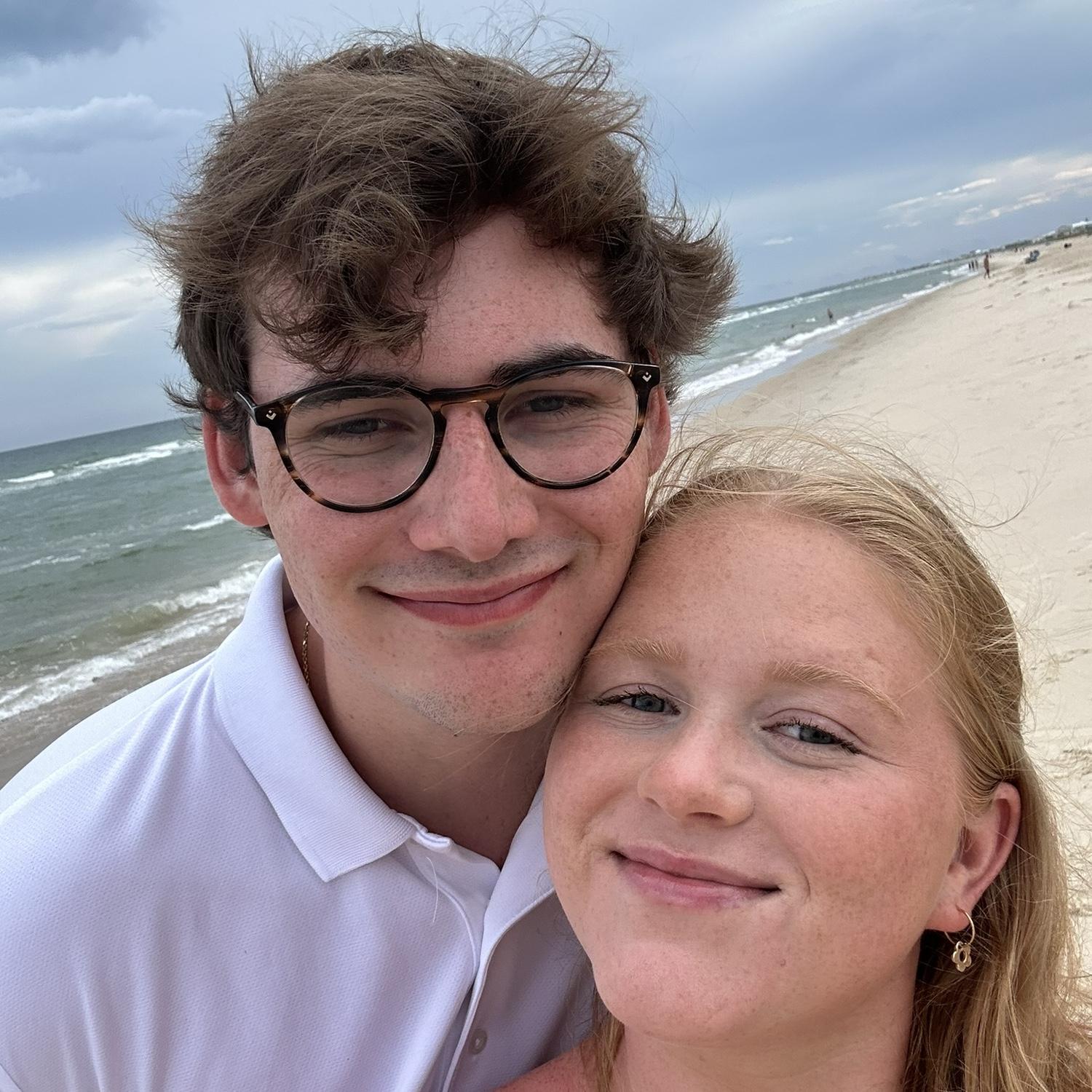 Audrey's first time at Evan's family's go-to vacation spot in St. George Island.