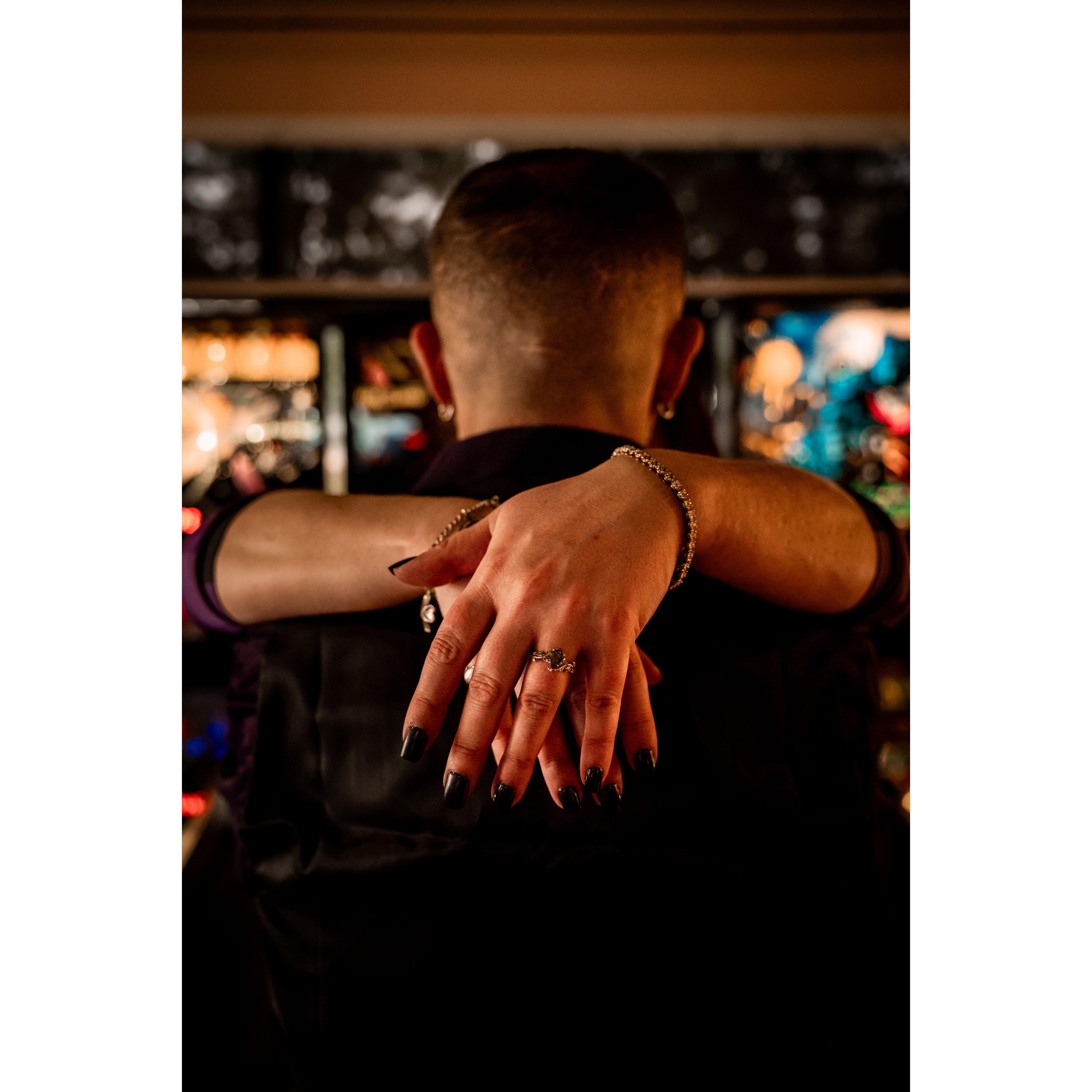 Just a flash of bling.