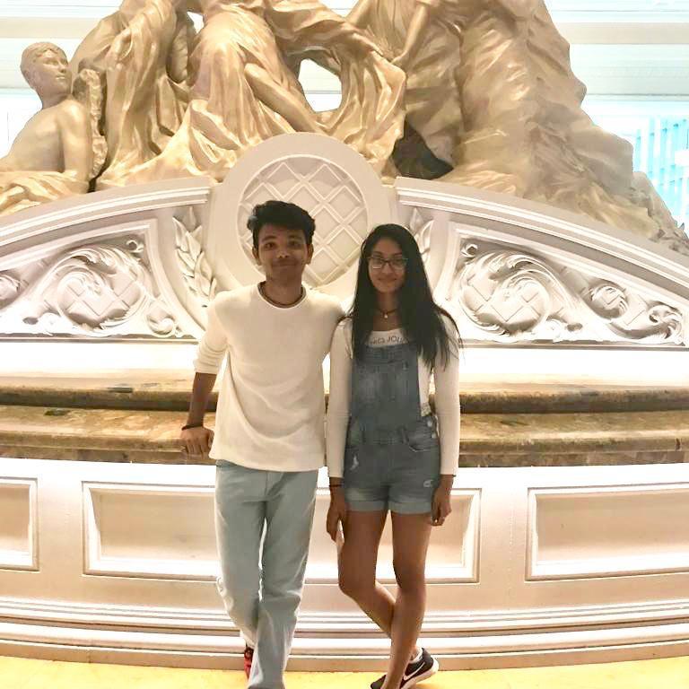 Throwback to August 2019 — our very first picture together, back when it all began!