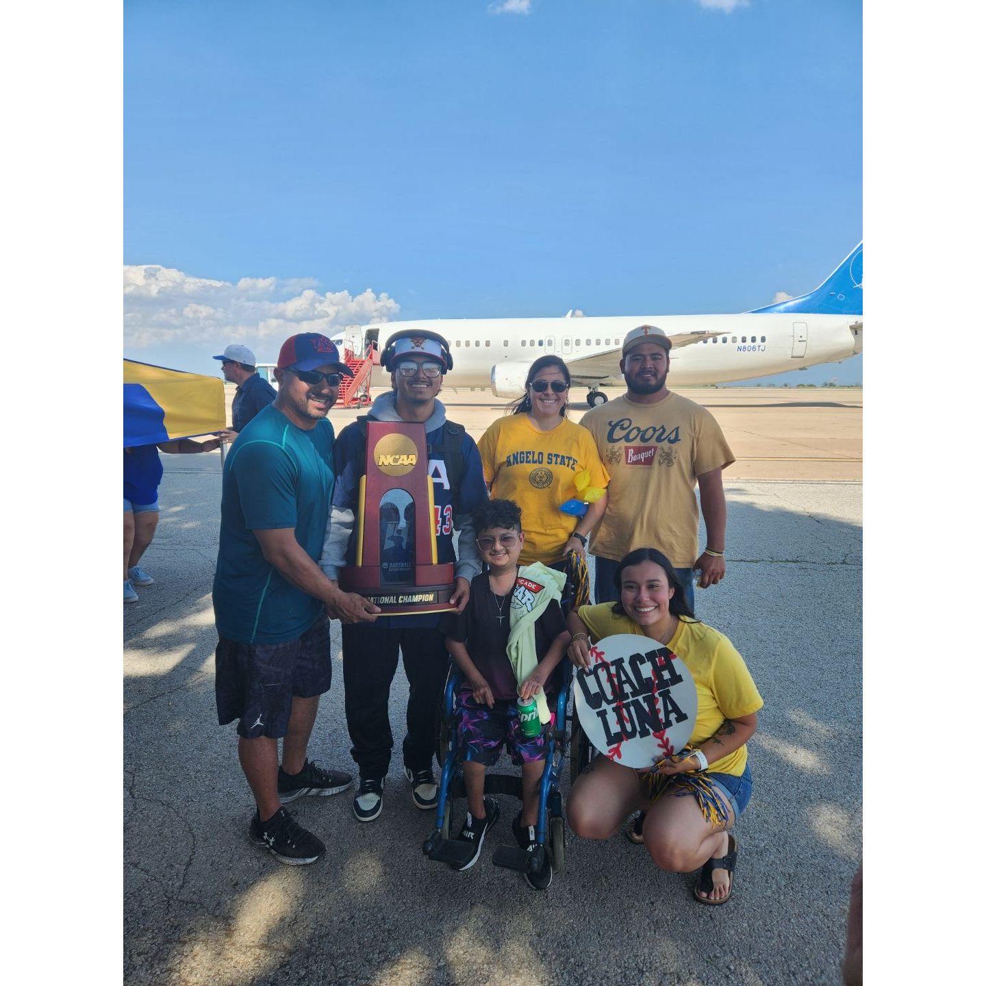 Anthone was apart of the ASU baseball team who won a national championship!
