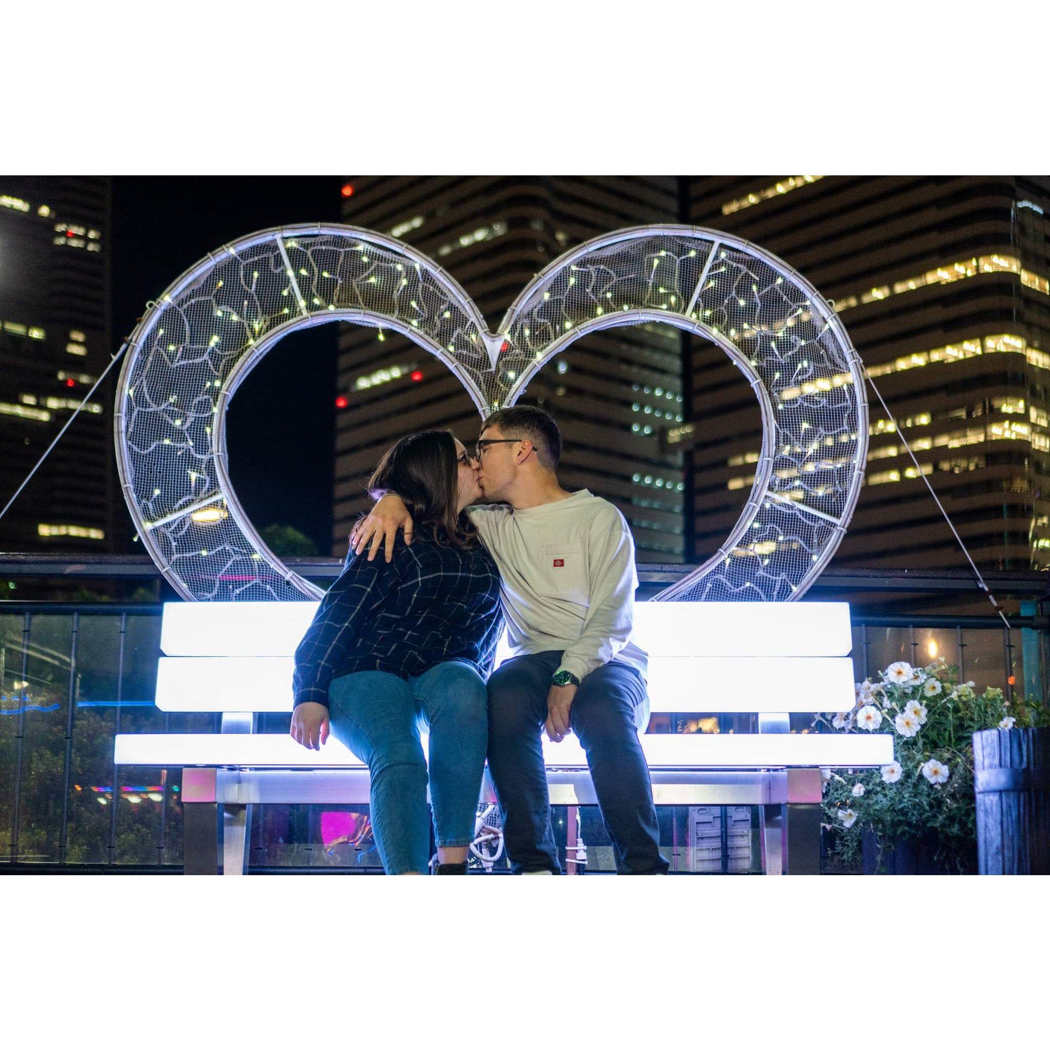 This is when we went to a Ferris wheel park around Yokohama.