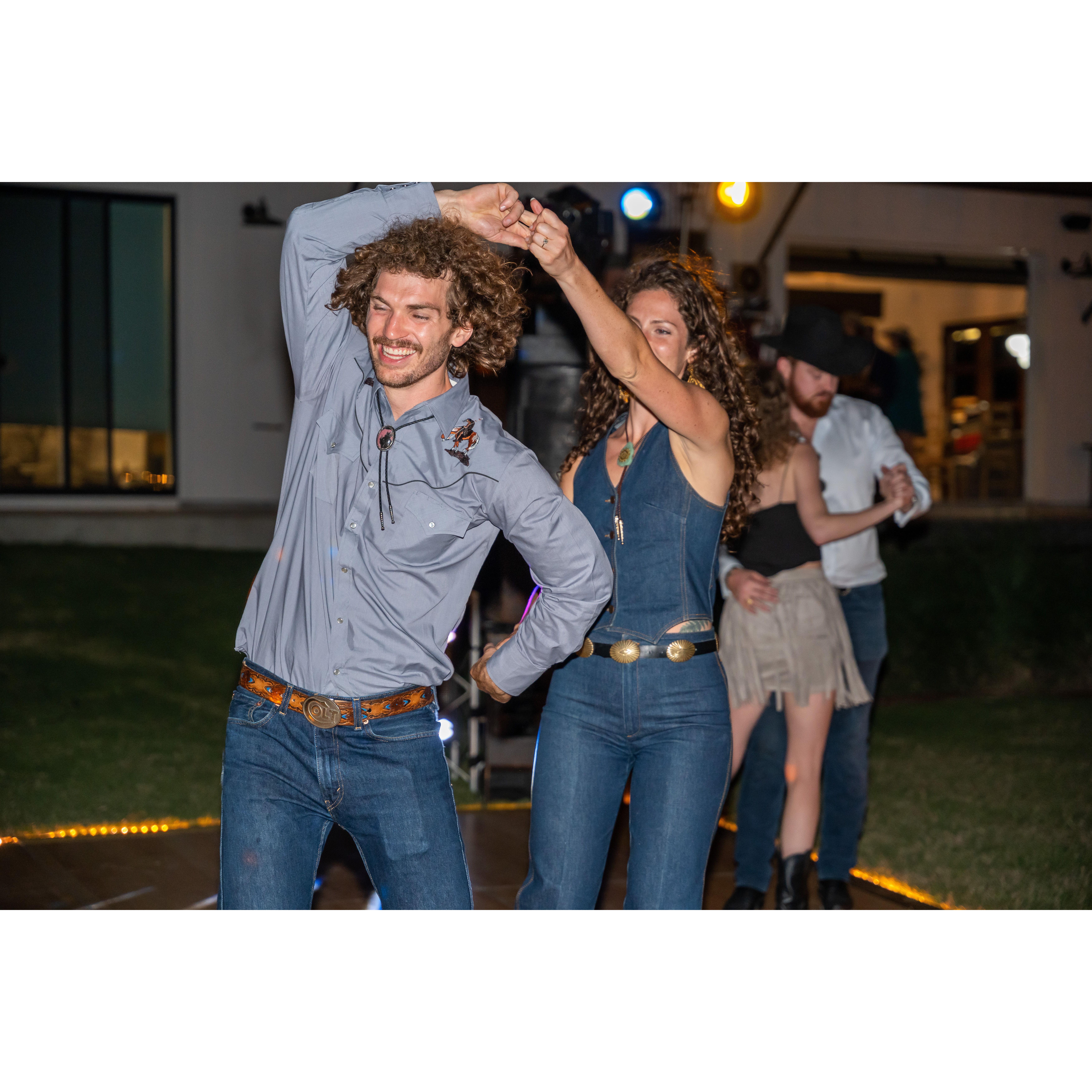 Vintage Western Engagement Party