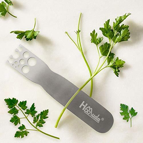 Herb Stripper, Stainless Steel Kale and Herb Stripping Tool/ Vegetable Leaf Remover/ Separator, Kitchen Gadgets