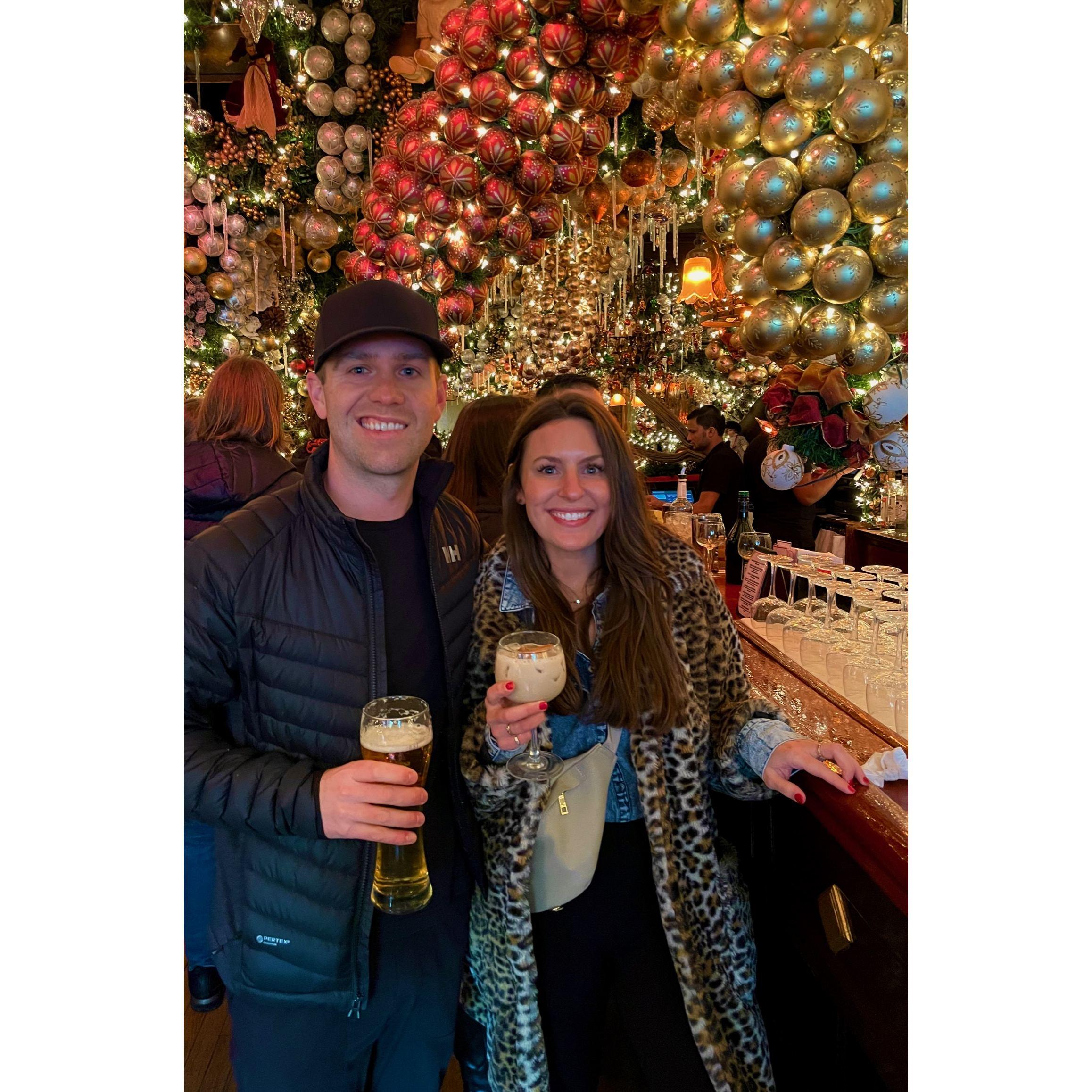 bucket list Christmas bar