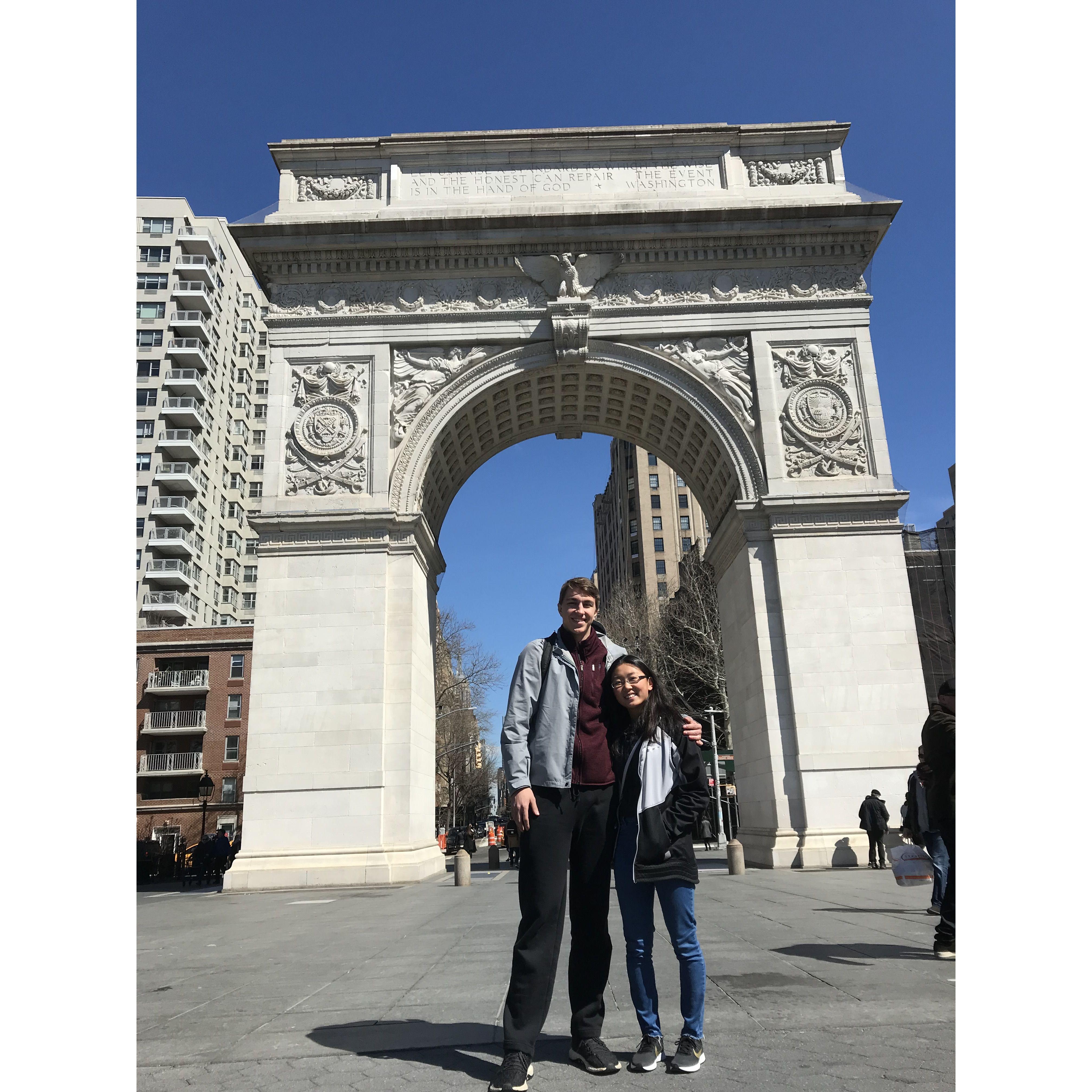 Our first trip to NYC together.