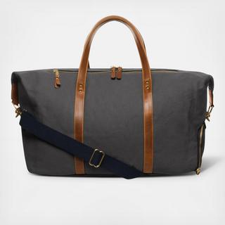 Large Canvas and Leather Bag