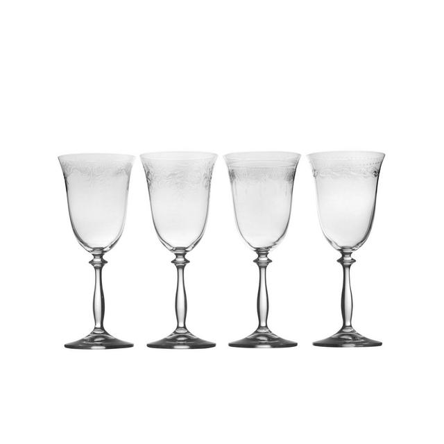 Mikasa Amelia Red Wine Glasses Set of 4, 13.5 oz