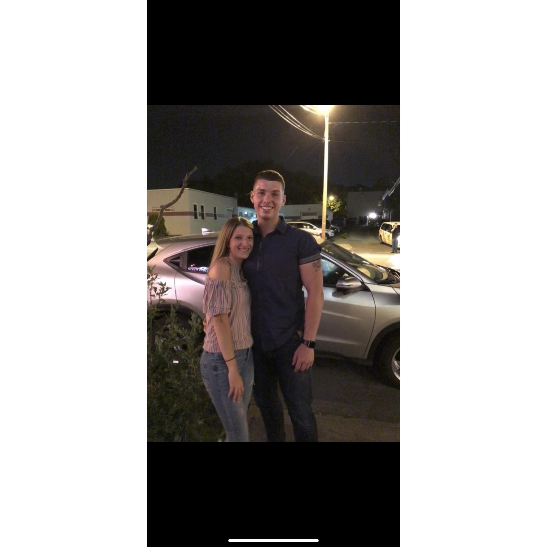 Our first picture together