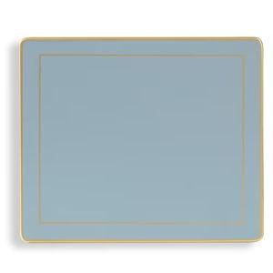 English Medium Rectangular Wooden Placemats, Set of 4