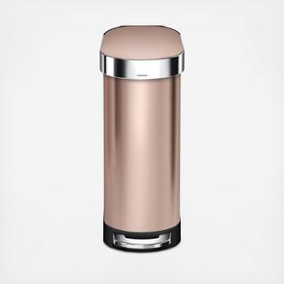 Slim Step Trash Can with Liner Rim