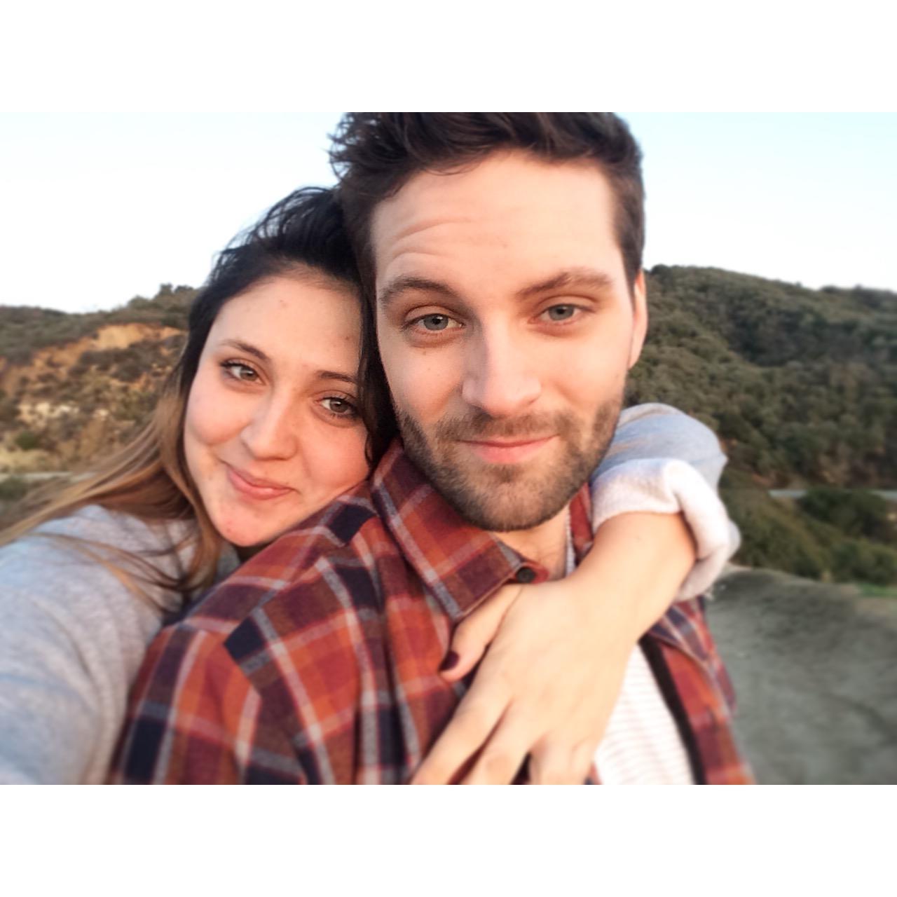 The first time Adam came to visit California