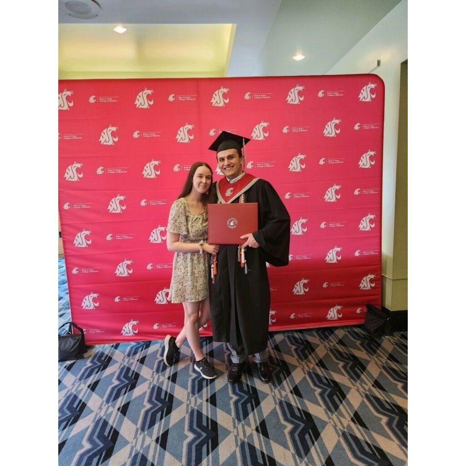 May 2023- Connor's graduation from undergrad!
