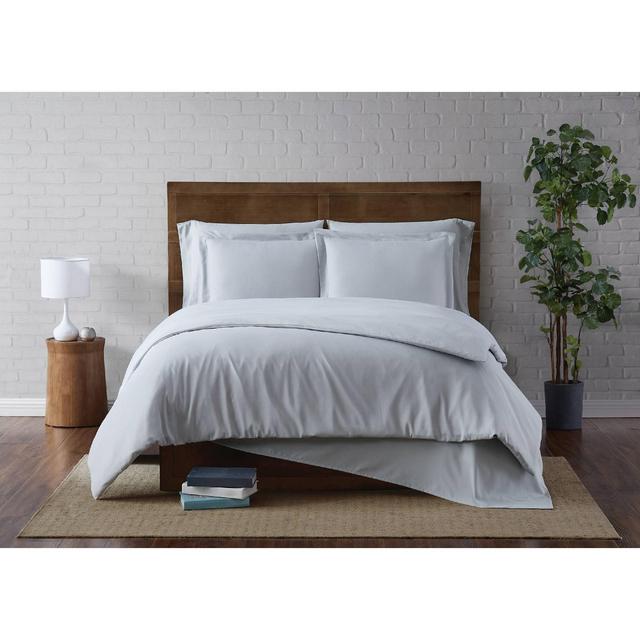 King Everyday Duvet Set Silver Gray - Truly Soft