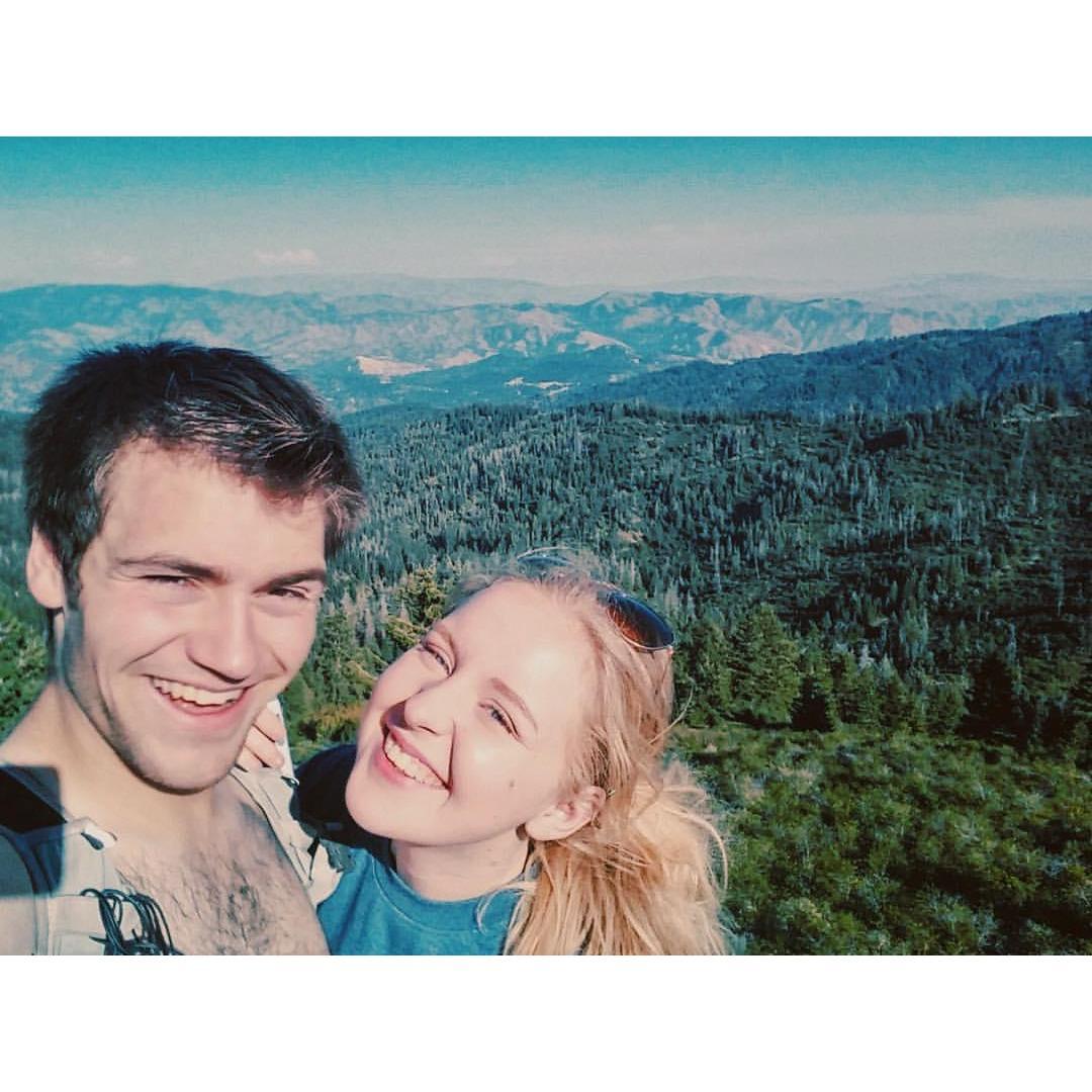 Our first long hike to the top of Bogus Basin in 2016!