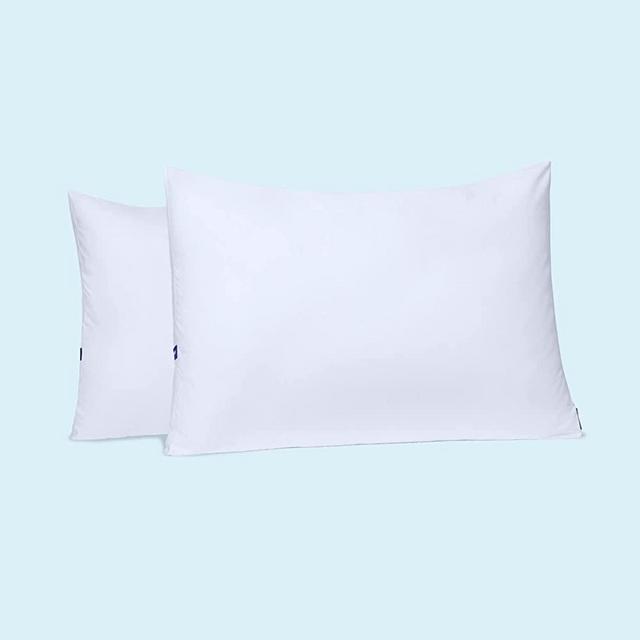 Casper Essential Pillow for Sleeping, Standard, White, Two Pack