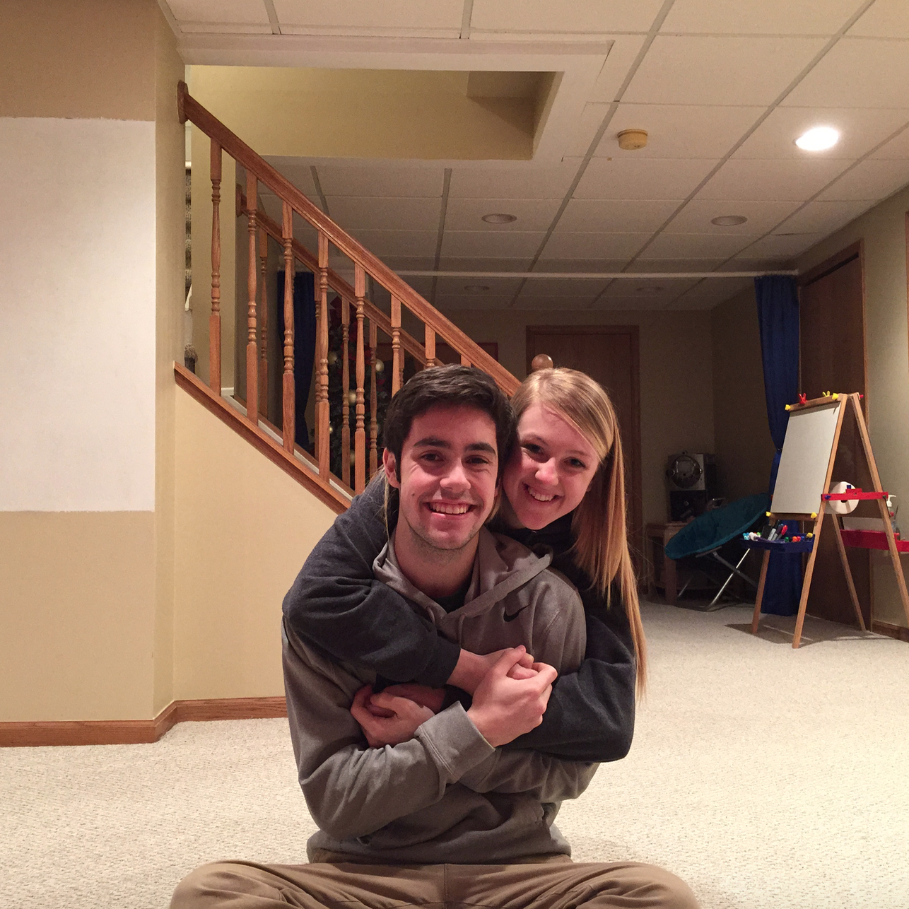Our very first Valentine's Day together, February 2015!