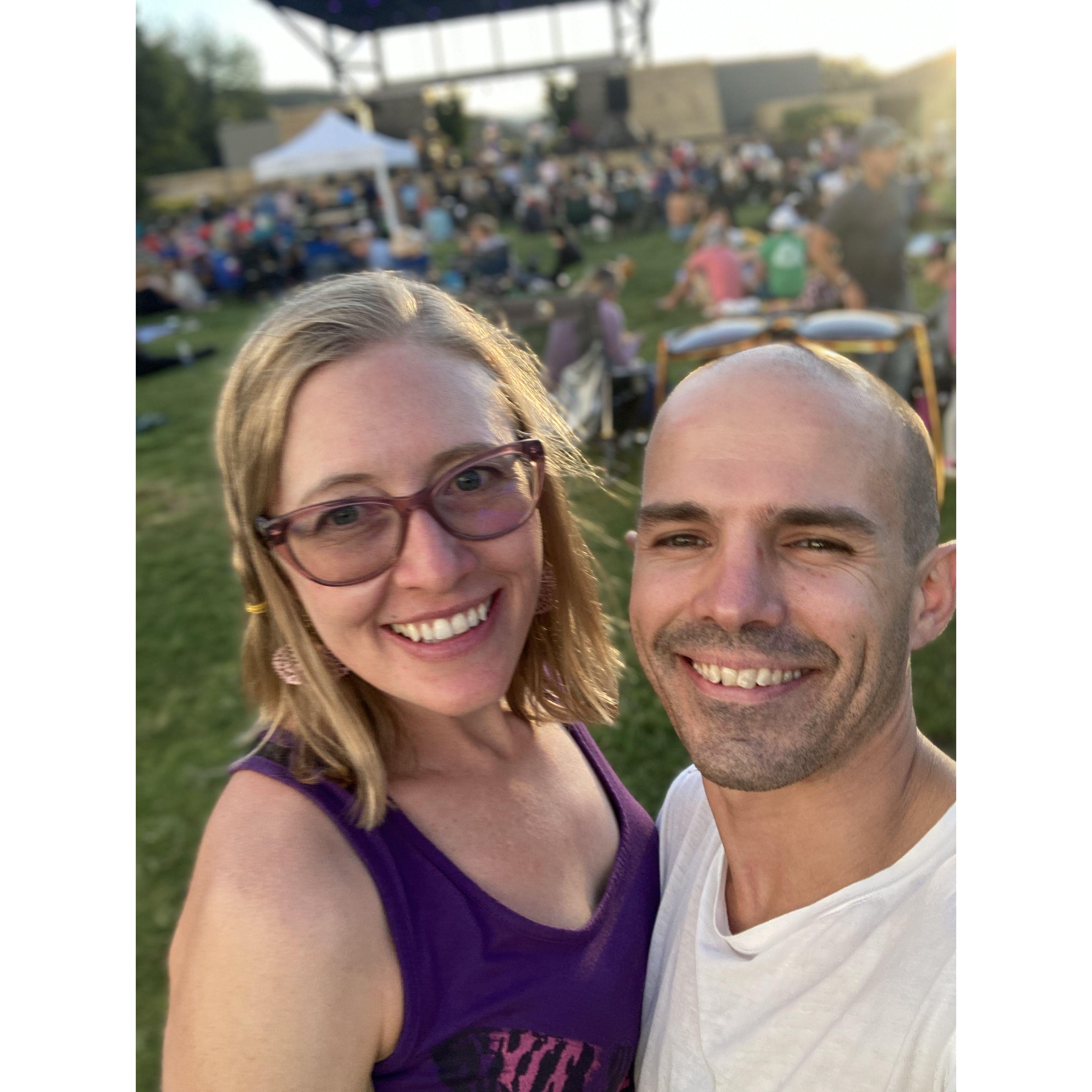 Dancing in the park!