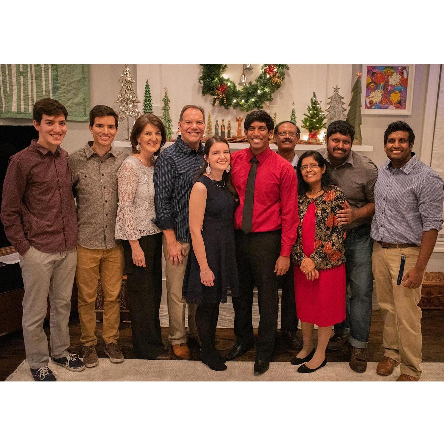 Our families got to hang out in December, and they got along so well! We're excited to join our two families together :)
