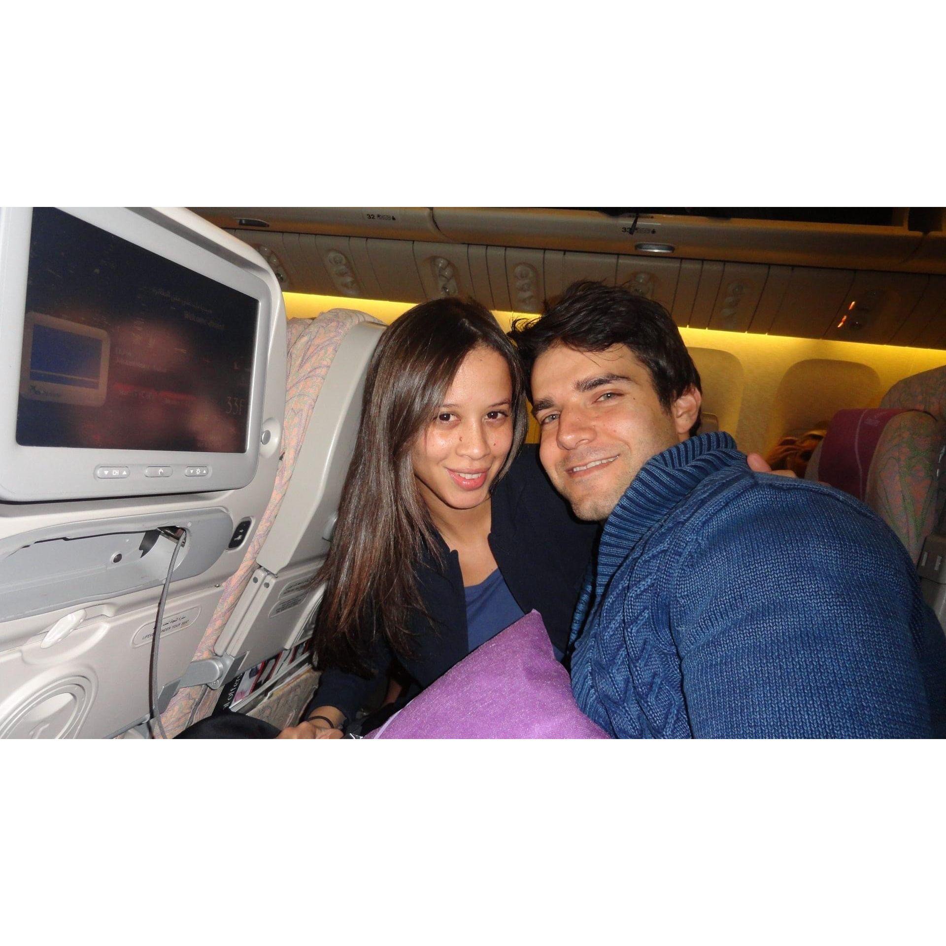 First trip together to Greece in 2012