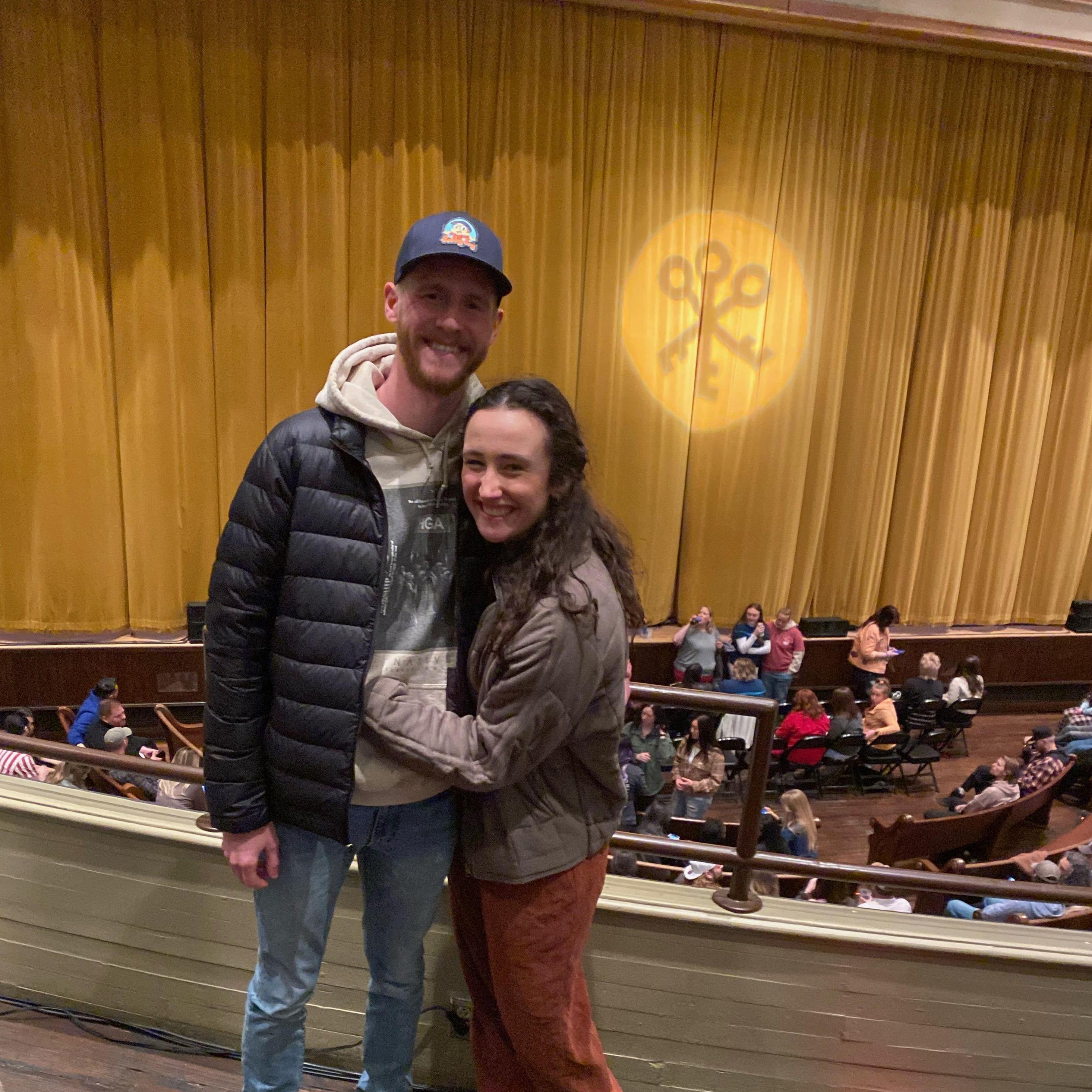 Graham got to go to his first concert at the Ryman!!!