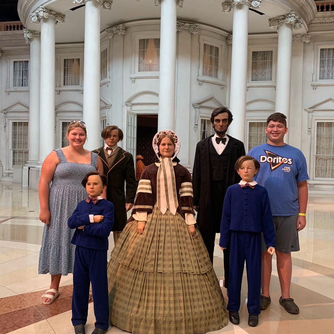Visiting Lincoln at the Museum