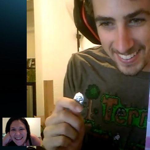 August 2014 - lots and lots of Skype calls during long distance!