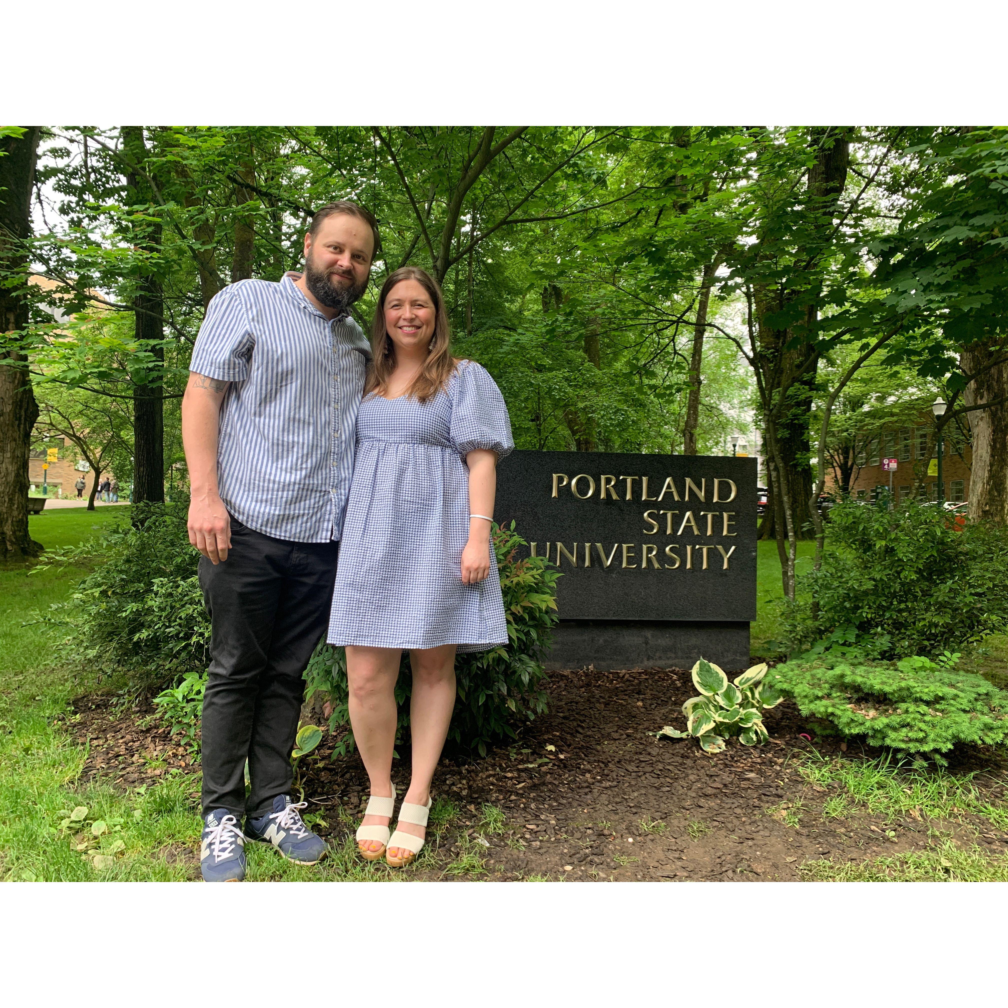 After I graduated from the Portland State MFA program!