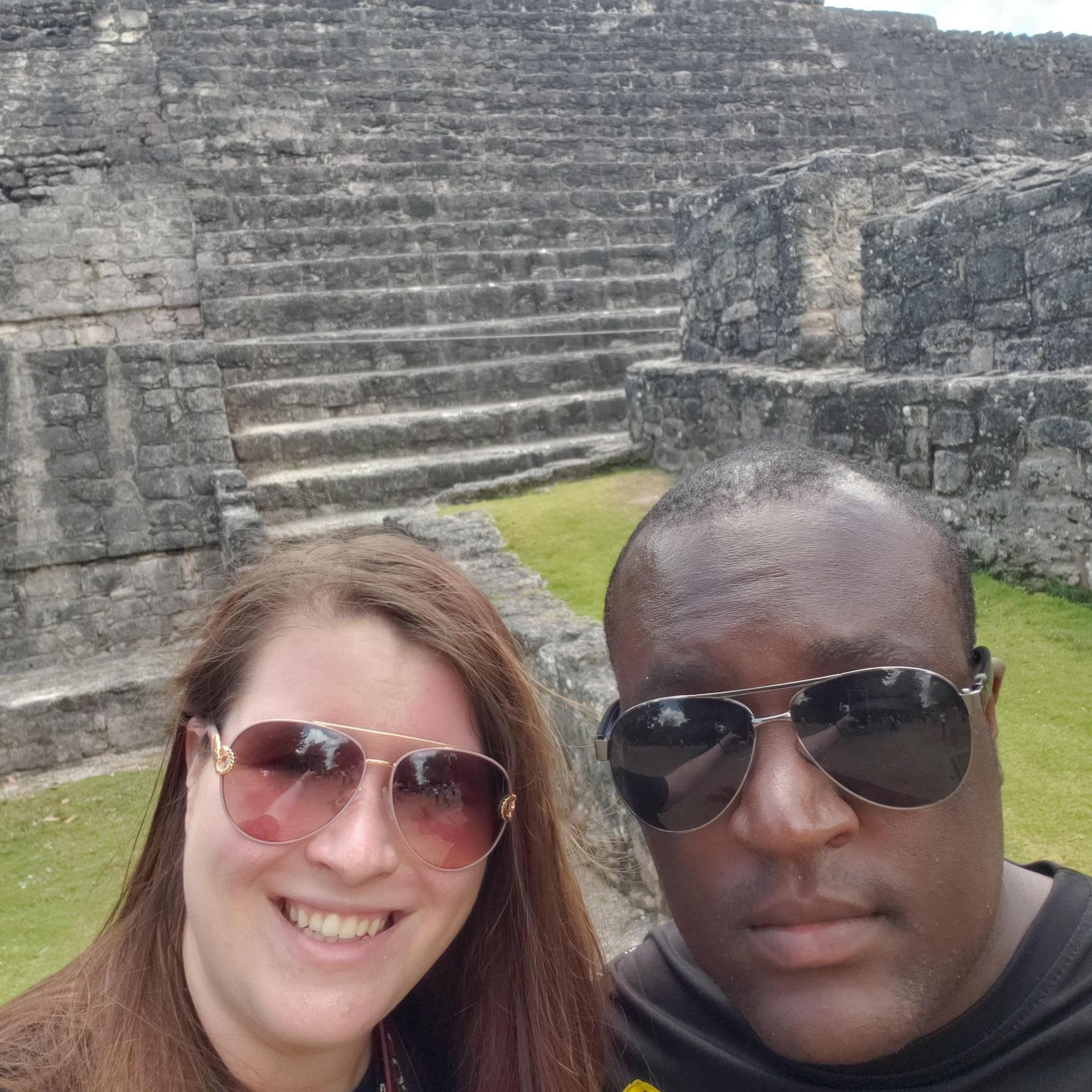 We saw the ruins in Costa Maya!