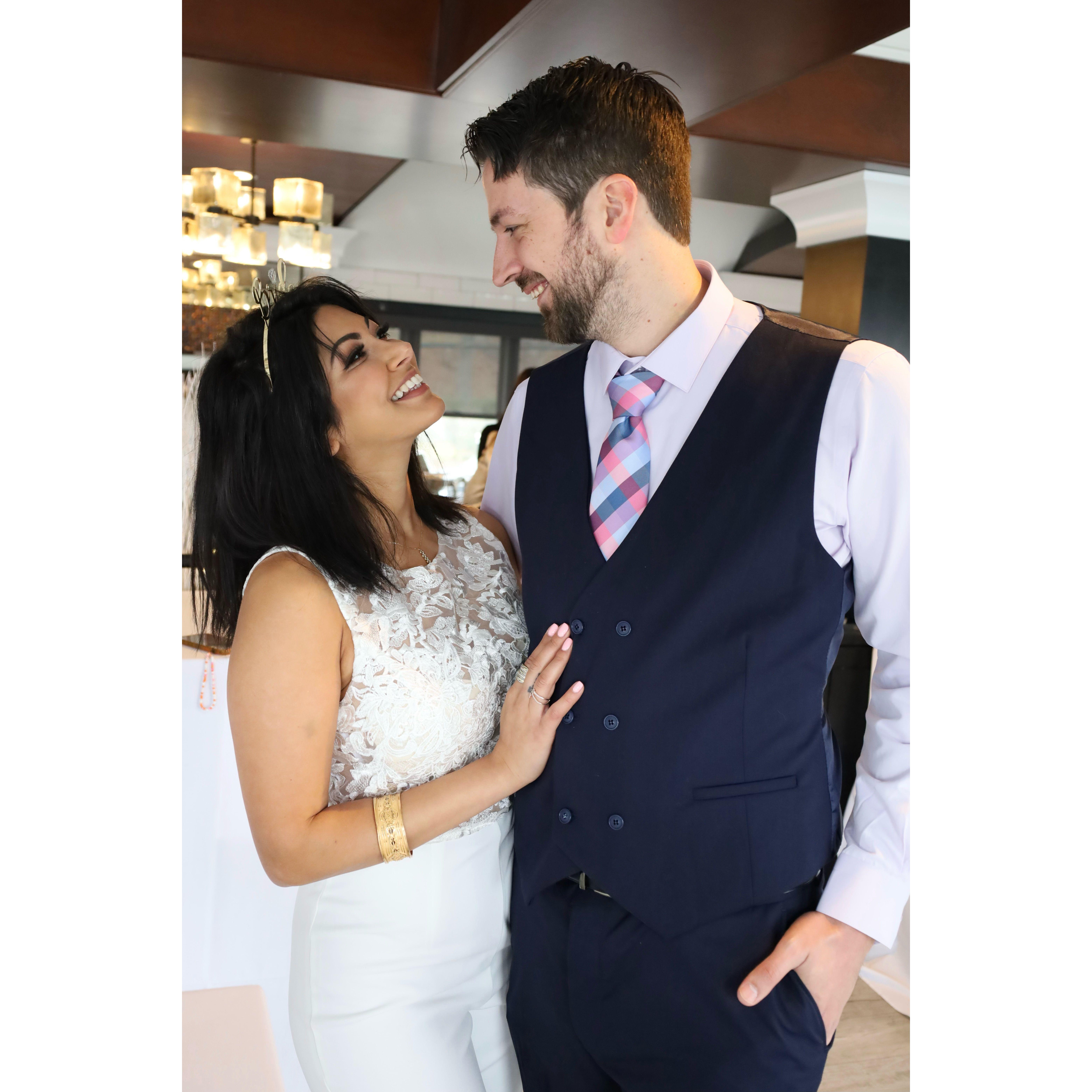 Our engagement party <3