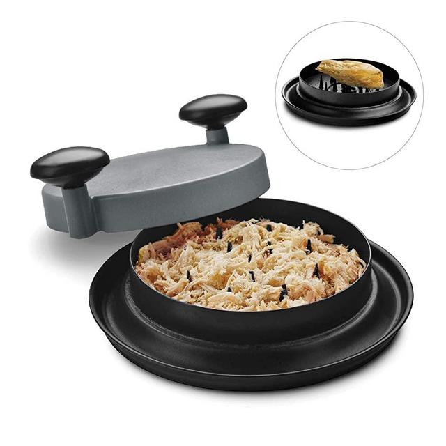 YiimDaifun Chicken Shredder Shred Machine,Alternative to Bear Claws Meat Shredder for Pulled Pork Red Beef and Chicken (Grey)