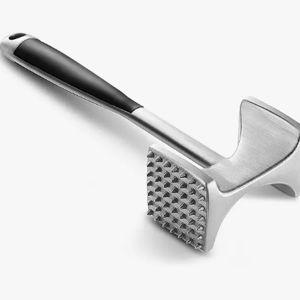 KITEXPERT Meat Tenderizer Hammer with Comfortable-Grip Handle, Dual-side Mallet for Kitchen, Heavy Duty Pounder For Tenderizing Steak, Beef and Fish