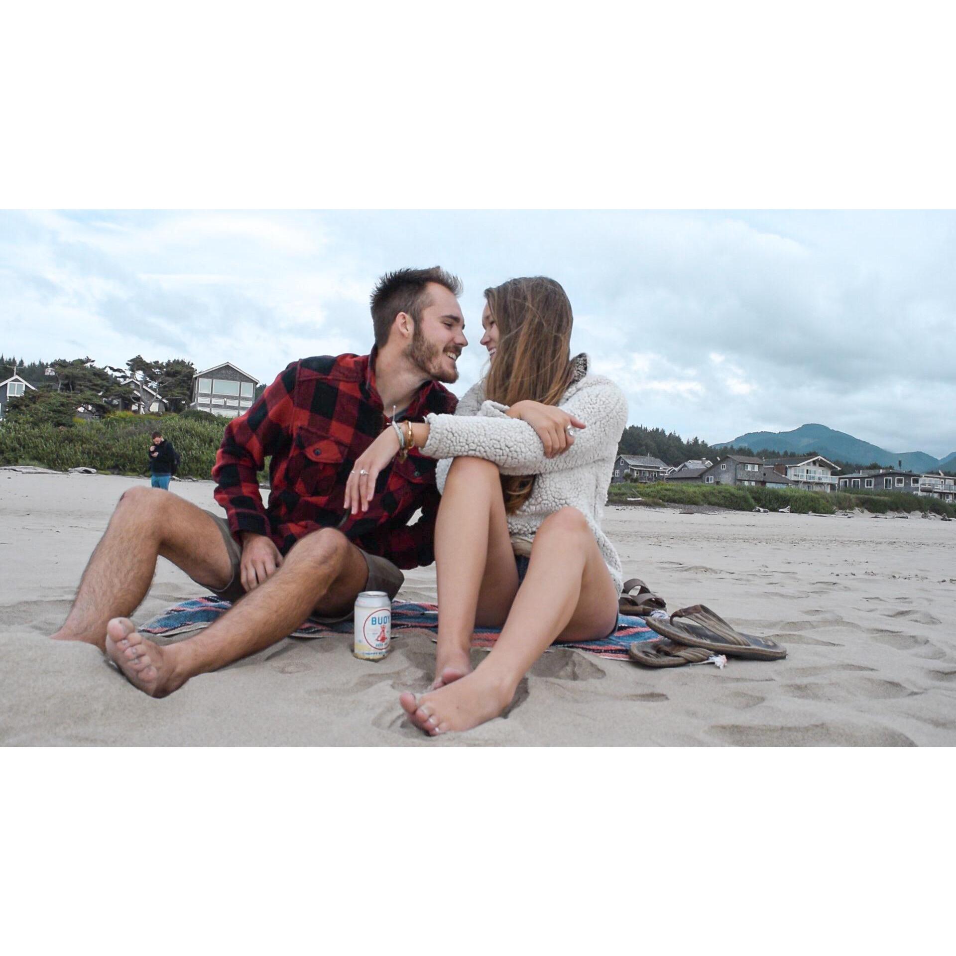 stopped at Cannon Beach on our way down the west coast, loved it so much, decided we wanted to get married here!