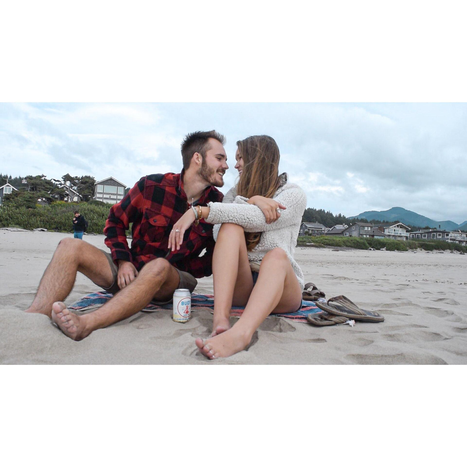 stopped at Cannon Beach on our way down the west coast, loved it so much, decided we wanted to get married here!