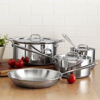 All-Clad Stainless Steel 7-Piece Cookware Set - 100% Exclusive