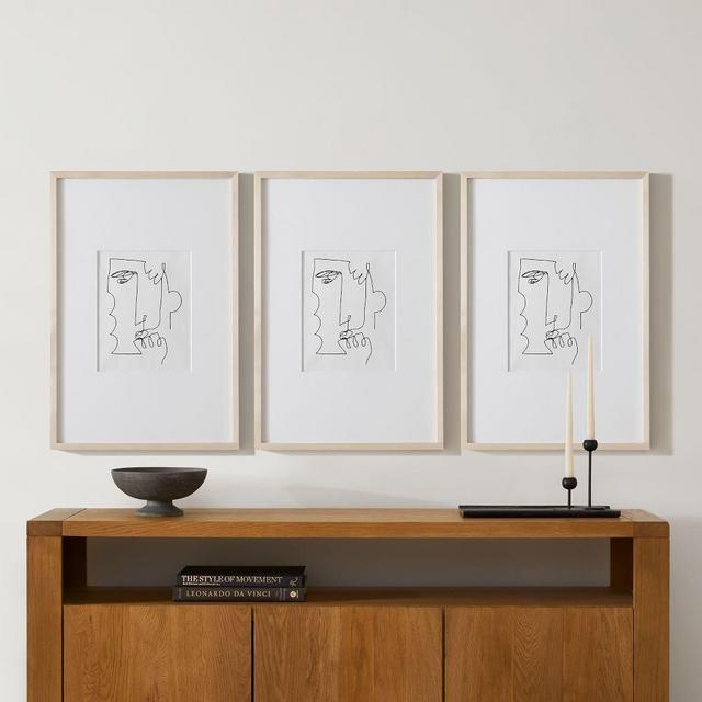 Wood Gallery Frame, Winterwood, 20x30, Rectangle, Set of 3