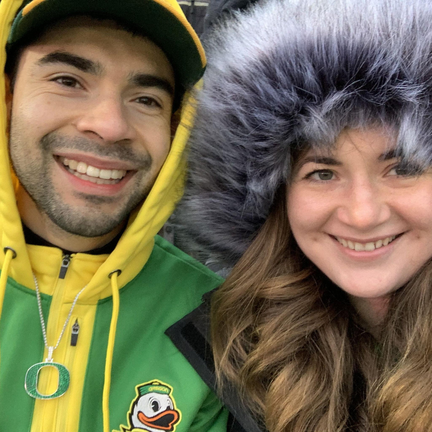 A cold 🥶  night at Autzen! 🦆