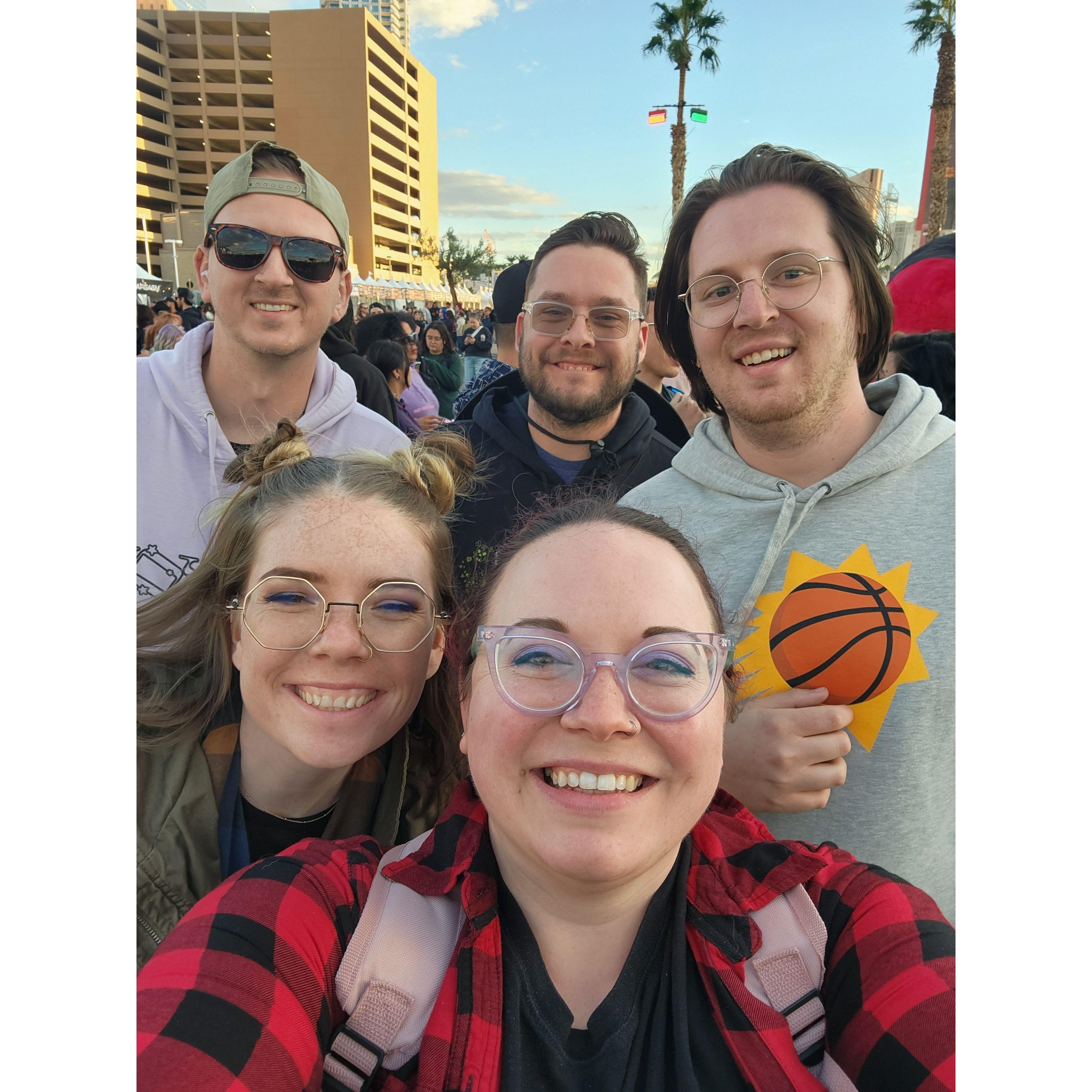 Thomas, Nick, Jordan, Ally, and Paige, When We Were Young Fest, Las Vegas NV, October 2022