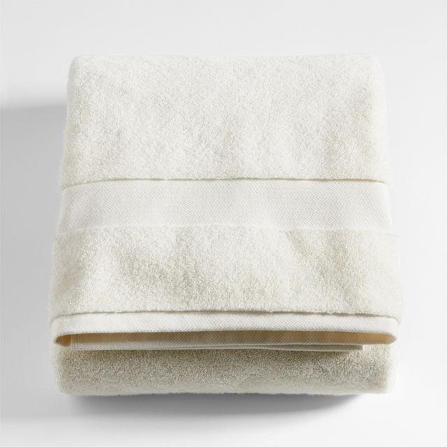 Organic 800-Gram Woolen Ivory Turkish Bath Sheet